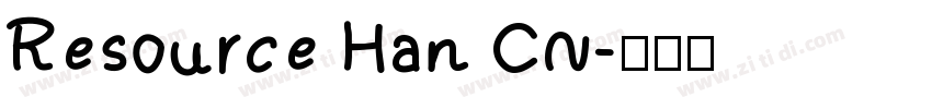 Resource Han CN字体转换